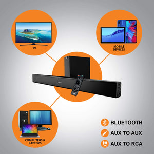 Mulo Arena 5000 2.1 Channel Soundbar with Subwoofer - mulo.in