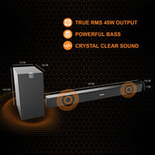 Load image into Gallery viewer, Mulo Arena 5000 2.1 Channel Soundbar with Subwoofer - mulo.in
